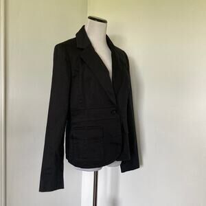 Liz & Co. Black Stretch Blazer, Size 14